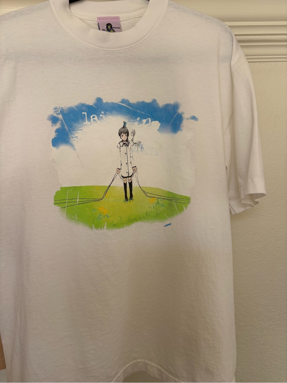 Rare 2D Fantasy Lain T Shirt Size: L